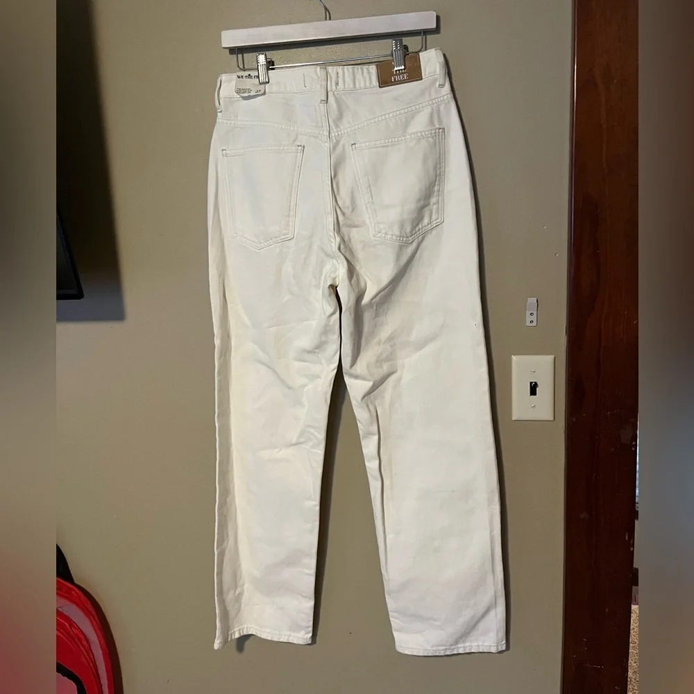 Free People The Pacifica Slim Straight High Waist Jeans NWT
